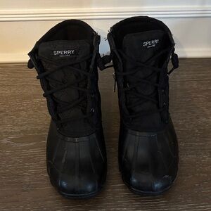 Sperry All-Black Waterproof Boots
